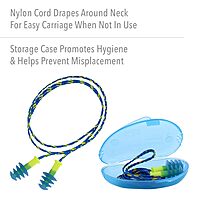 Howard Leight by Honeywell Fusion Corded Reusable Earplugs