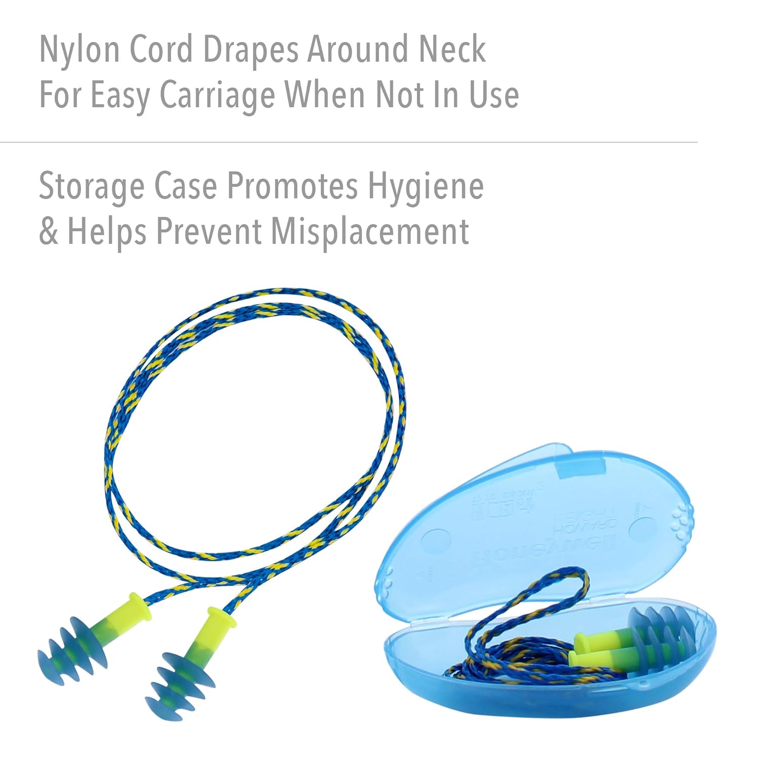 Howard Leight by Honeywell Fusion Corded Reusable Earplugs