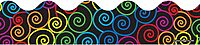 Carson-Dellosa Scalloped Borders Variety Set - IV, 2-1/4 in X 3 ft, Set of 4 (Pack of 3) 13/32 in (Pack of 3)