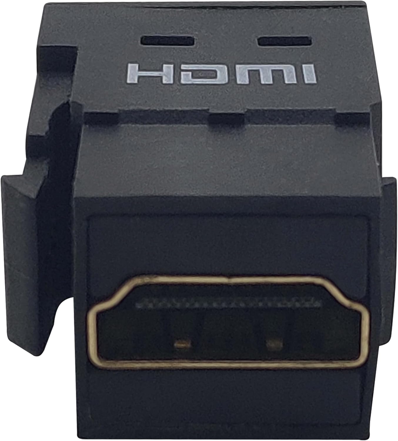 Tripp Lite HDMI Keystone Panel Mount Coupler (F/F), 8k Video @ 60Hz (4:4:4), HDCP 2.2, Black, (P164-000-KPBK8K)