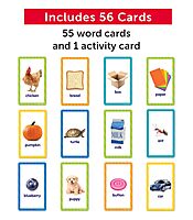 Scholastic First Words Flash Cards, 6-1/4inH x 3-5/16inW, Pre-K, Pack Of 56 Cards