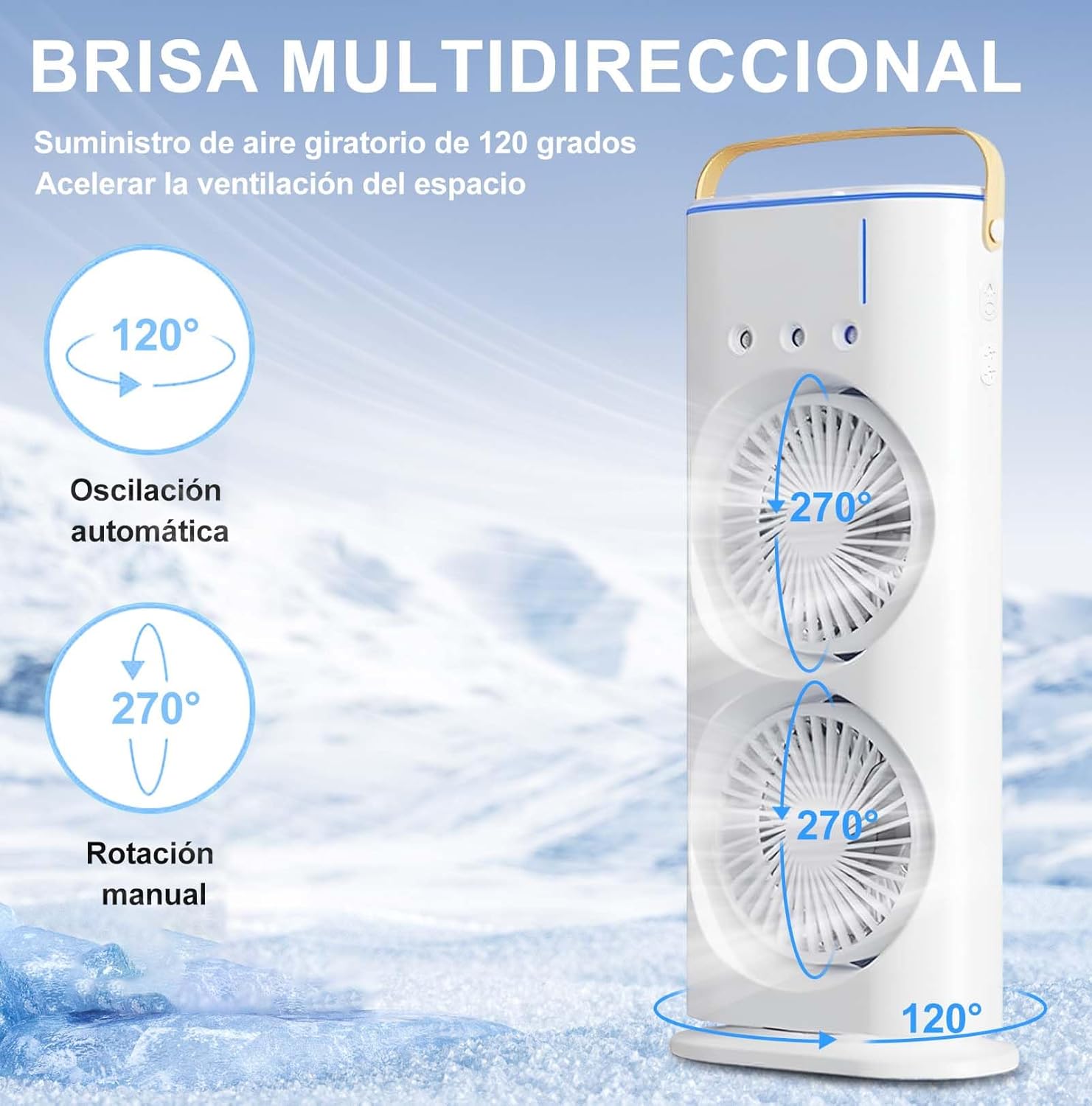 ❆Ventilador de refrigeración de alta eficiencia