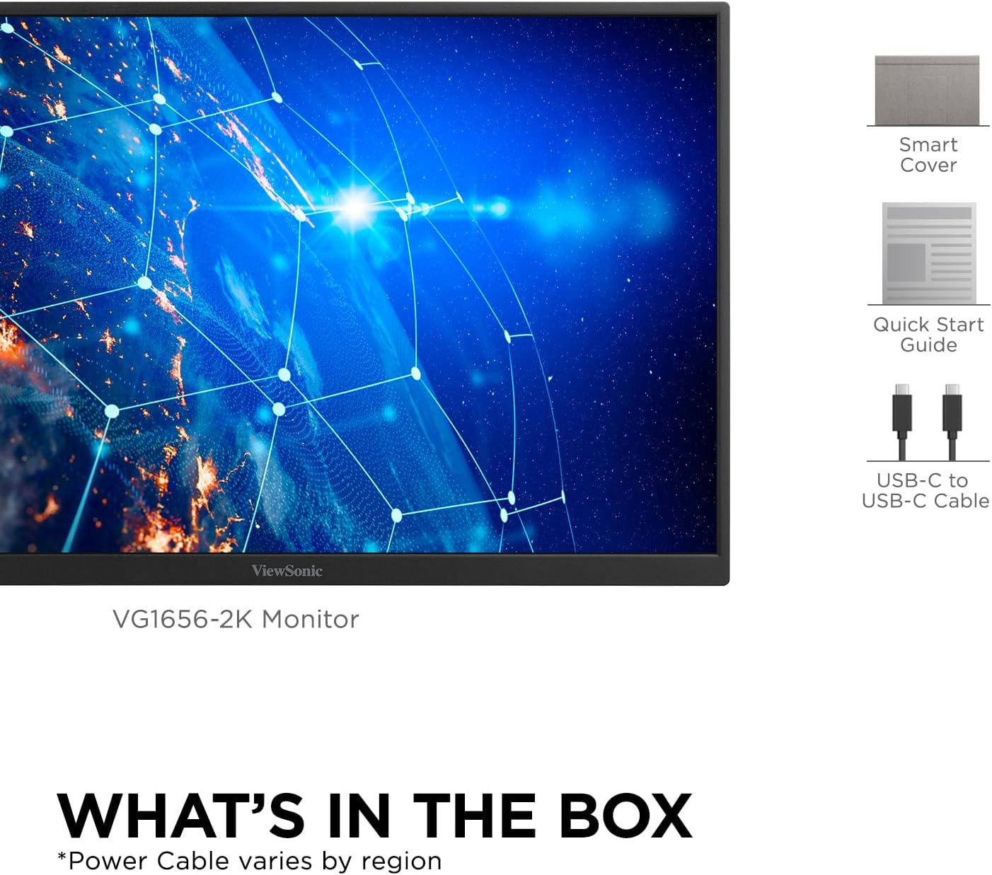 VIEWSONIC IPS Monitor with USB-C Power Delivery