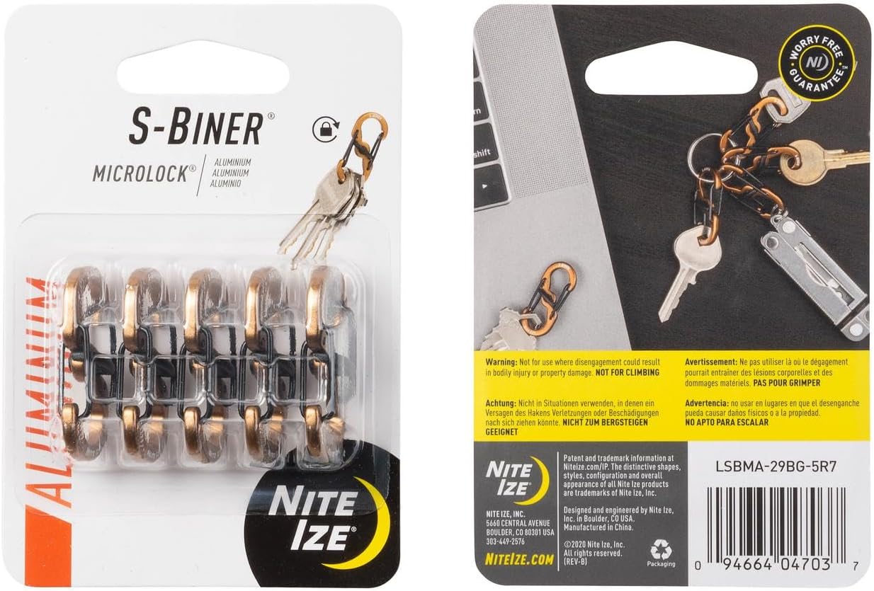 Nite Ize S-Biner MicroLock Lockable Key Holder