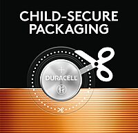 Duracell 2032 Lithium Battery, 6 Count (Pack of 1), Child Safety Features, Compatible with Key Fob, Tea Light Candles and Other Devices, CR2032 Battery