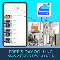 Gyration 1080P Wireless Security WiFi Cameras for Home Security, Wireless Outdoor with Motion Detection