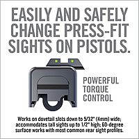 Real Avid Master Handgun Sight Pusher, grey/red