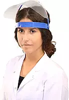 Escudo facial reutilizable de plástico de seguridad para rostro completo,