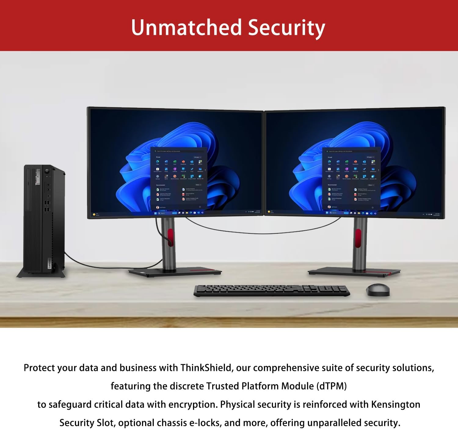 Lenovo ThinkCentre M70s SFF Business Desktop | 14th Gen Intel 10-Core i5-14400 | 16GB DDR5 | 512GB SSD | HDMI | DP | Wi-Fi 6