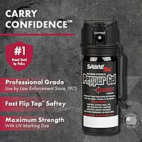 SABRE Crossfire Pepper Gel, Deploys At Any Angle, Maximizes Target Acquisition Against Multiple Threats