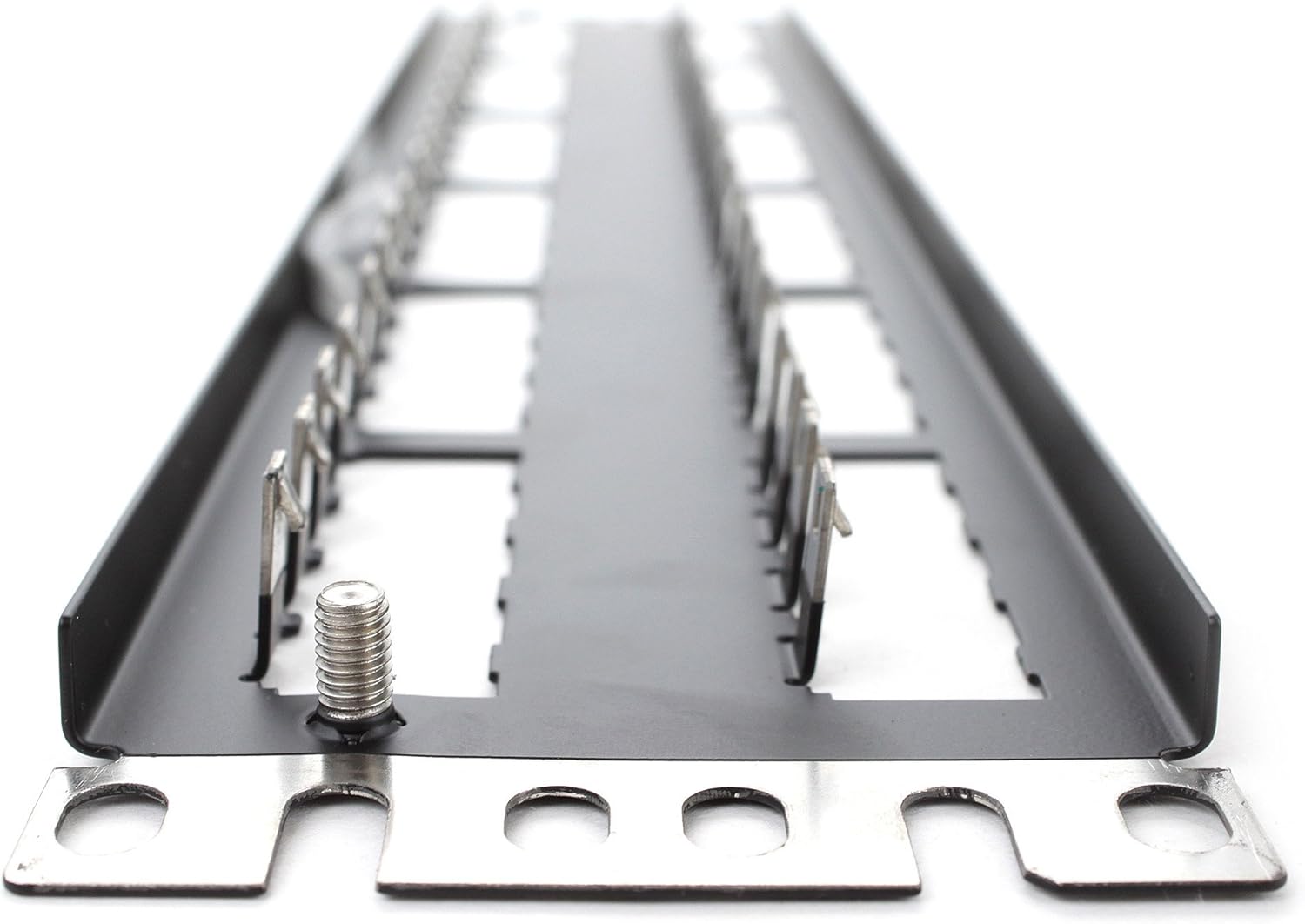 Panduit CP48BLY 48-Port Flat Patch Panel, Black