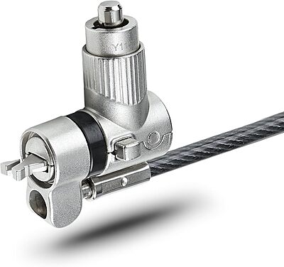 StarTech.com Universal 3-in-1 Laptop Lock 6.6ft (2m) Security Cable