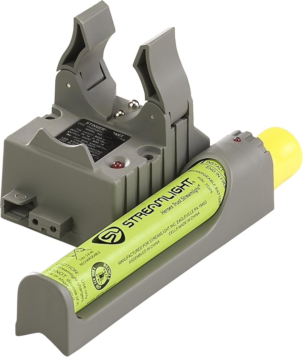 Streamlight 75277 Piggyback Smart Charger Holder & Battery (Cord not Included) - Stinger Series Except UltraStinger