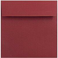 JAM PAPER Premium Dark Red Invitation Envelopes