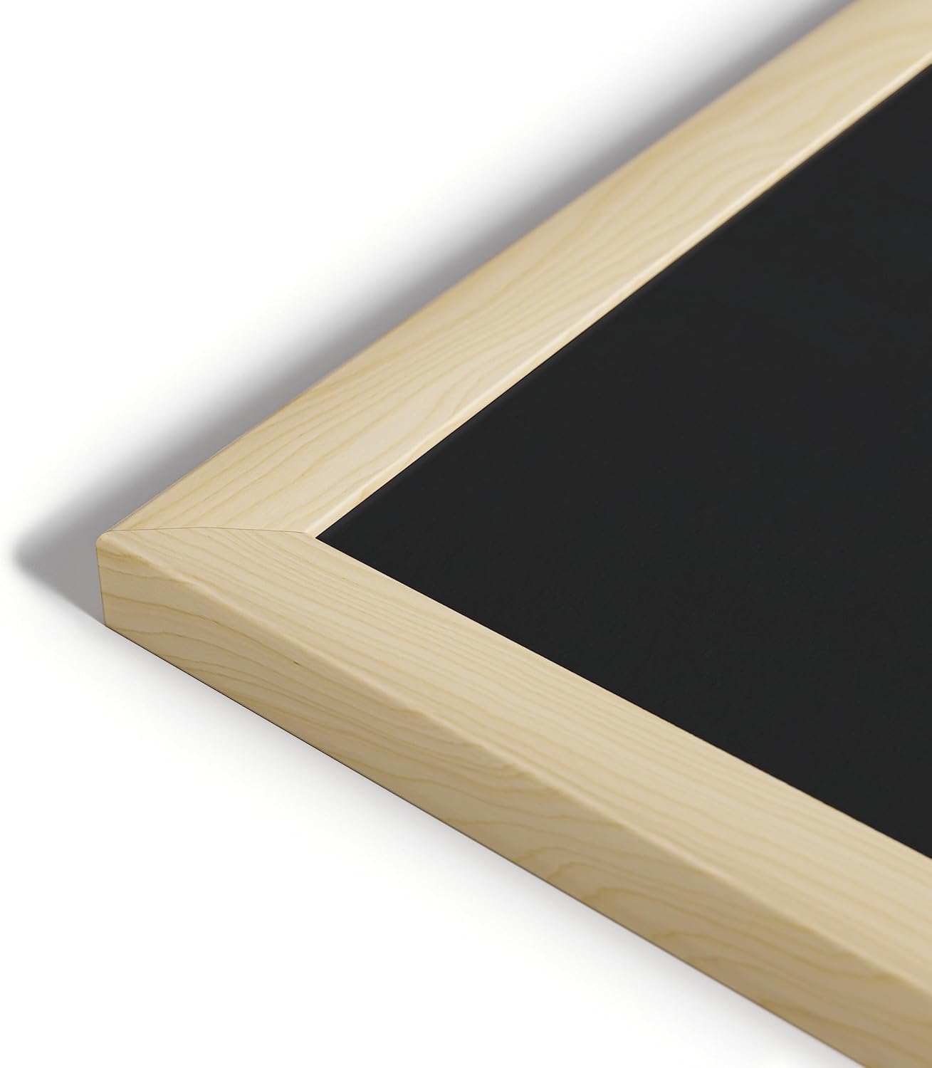 U Brands Chalkboard, 24in X 18in, Birch Wood Frame, Actual Size 23in X 17in (310U00-01)