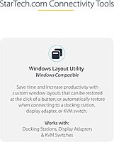 StarTech.com 3-Port USB-C Multi-Monitor Adapter, USB Type-C to 3x HDMI MST Hub, Triple 4K 60Hz HDMI Laptop Display Extender / Splitter, HDR, Extra-Long Built-In Cable, Windows (MST14CD123HD)
