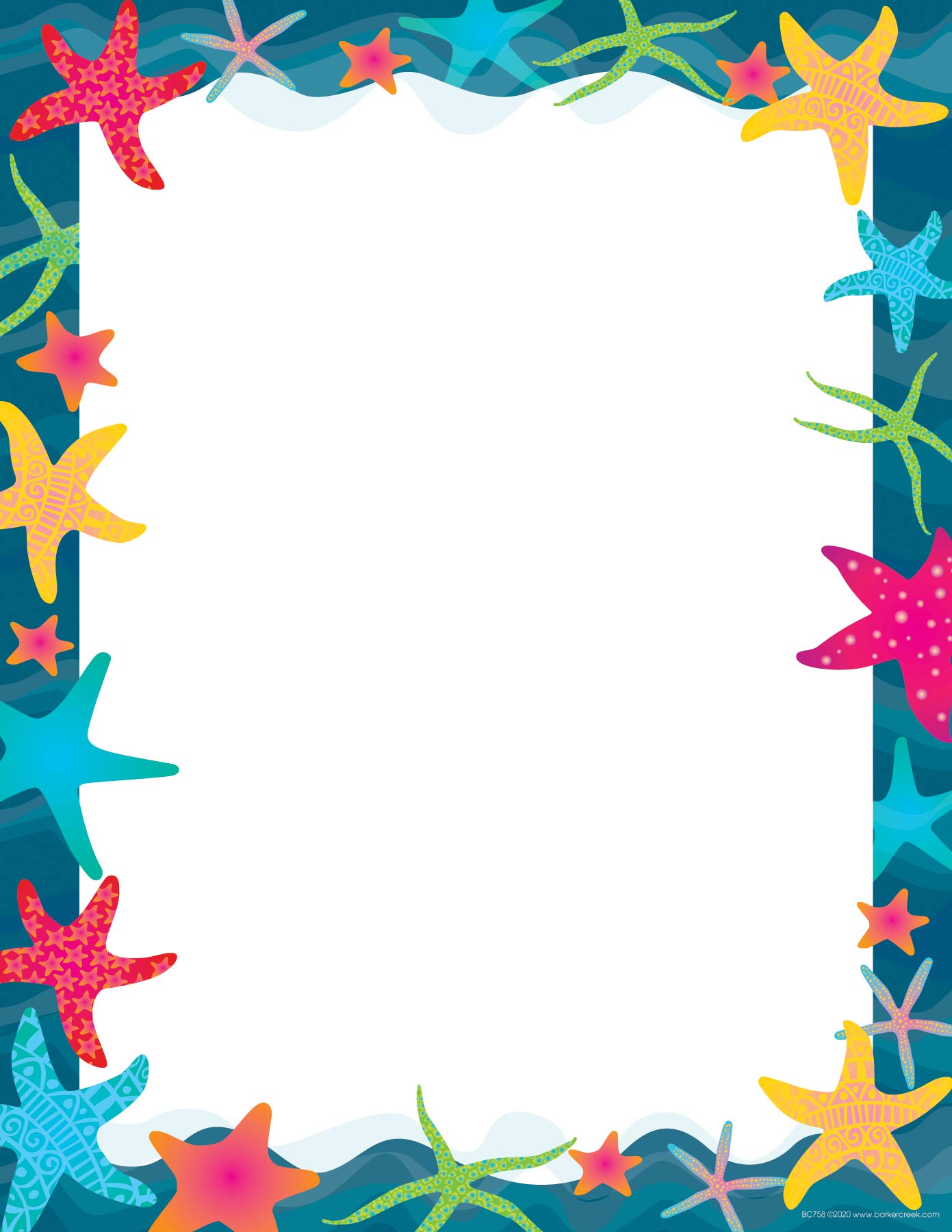 BARKER CREEK Kai Ola Designer Computer Paper, Decorative Printer Paper, 8.5 x 11