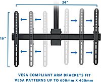 Mount-It! Full Motion Ceiling & RV TV Mount