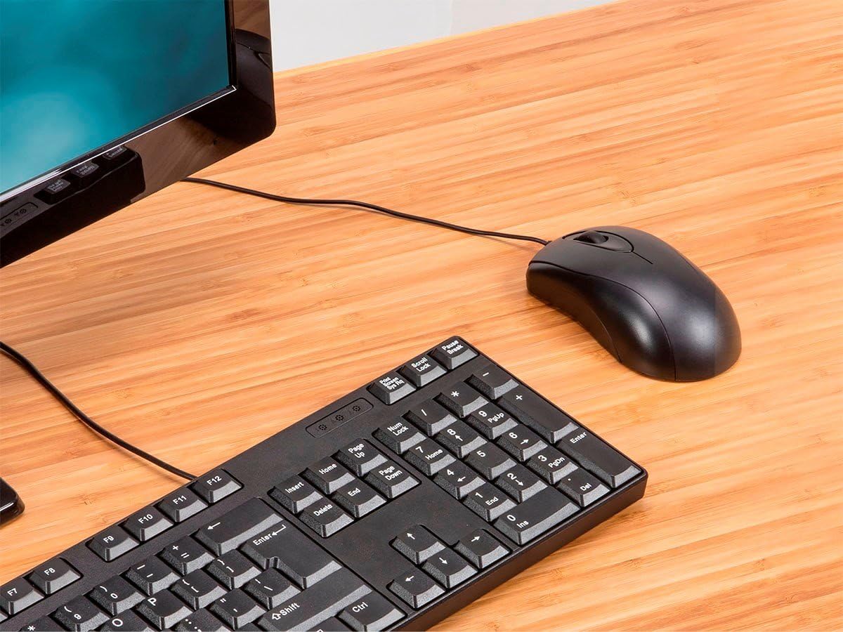 Monoprice Essential USB Mouse (115907) Black