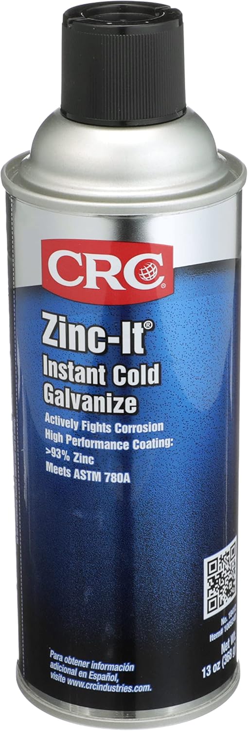 CRC Zinc-It Instant Cold Galvanize Zinc Rich Galvanize Coating 18412– 13 Wt Oz