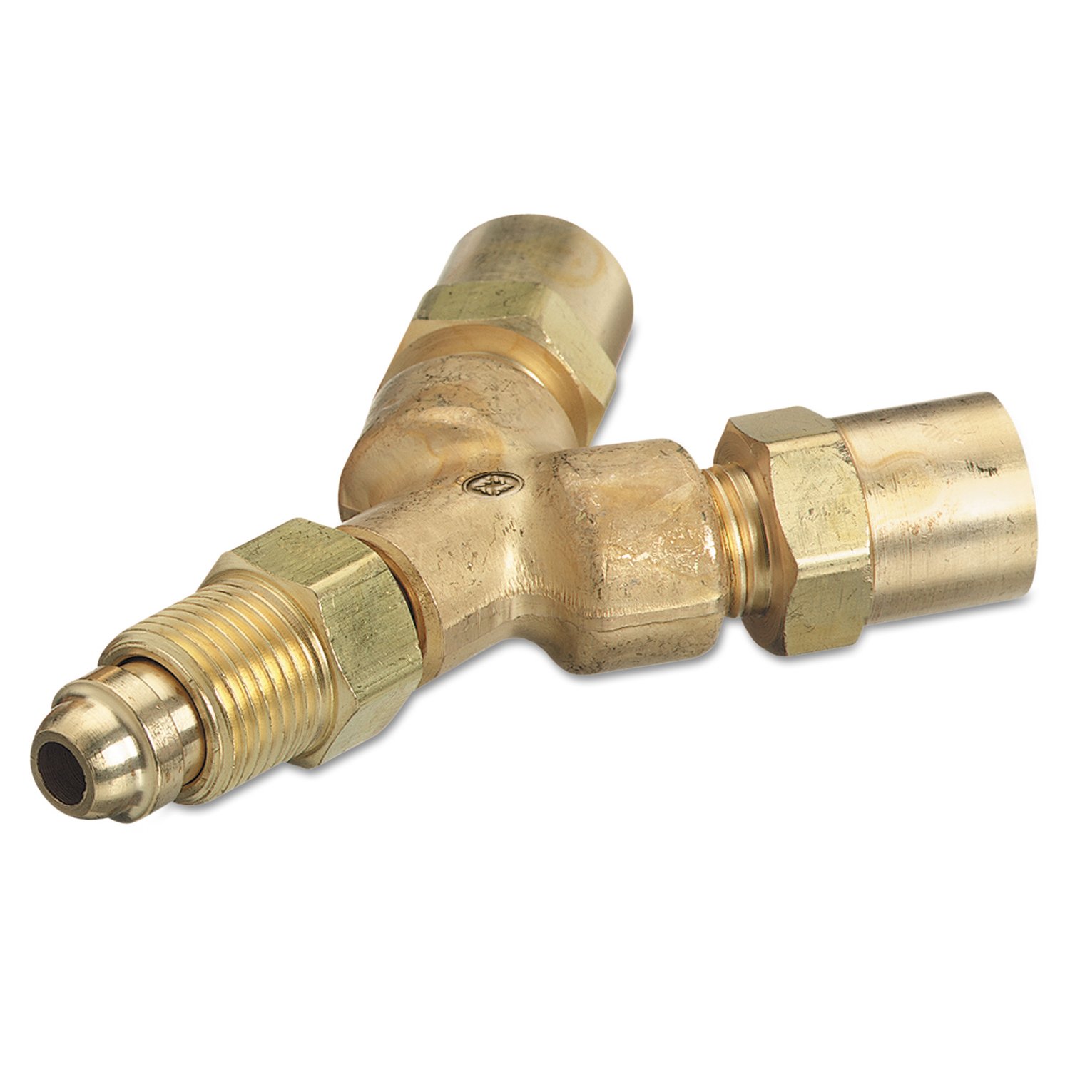 Western Enterprises 401 Y Connections, 200 PSIG, Brass, 5/8"-18 (F), Male/Female