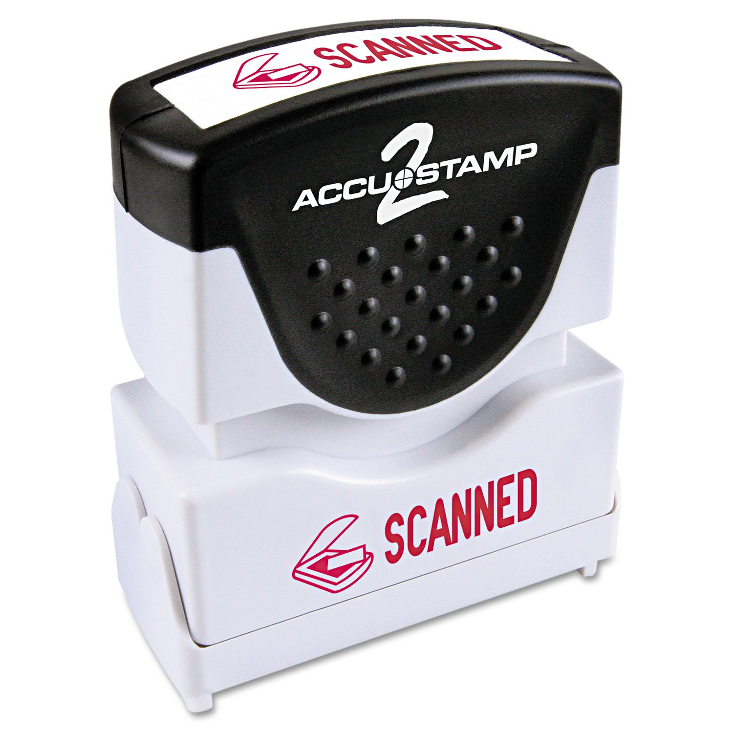ACCU-STAMP2 Pre-Inked Shutter Message Stamp with Microban