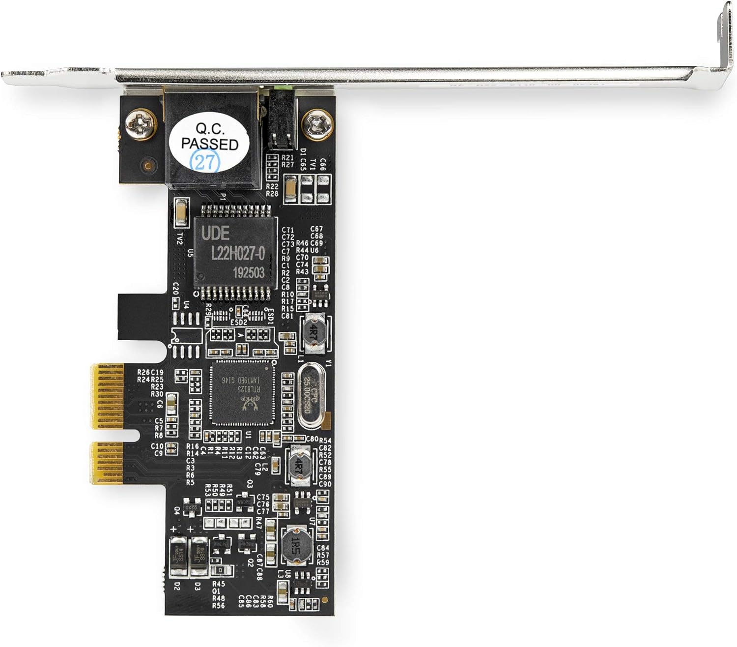StarTech.com 1 Port PCIe Network Card - 2.5Gbps 2.5GBASE-T PCIe Network Card x1 PCIe - PCI Express LAN Card