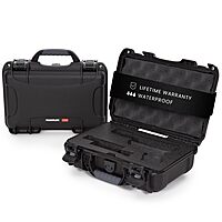 NANUK 909 Hard Case with Custom Foam Insert for Glock (12.6” x 9” x 4.4”)