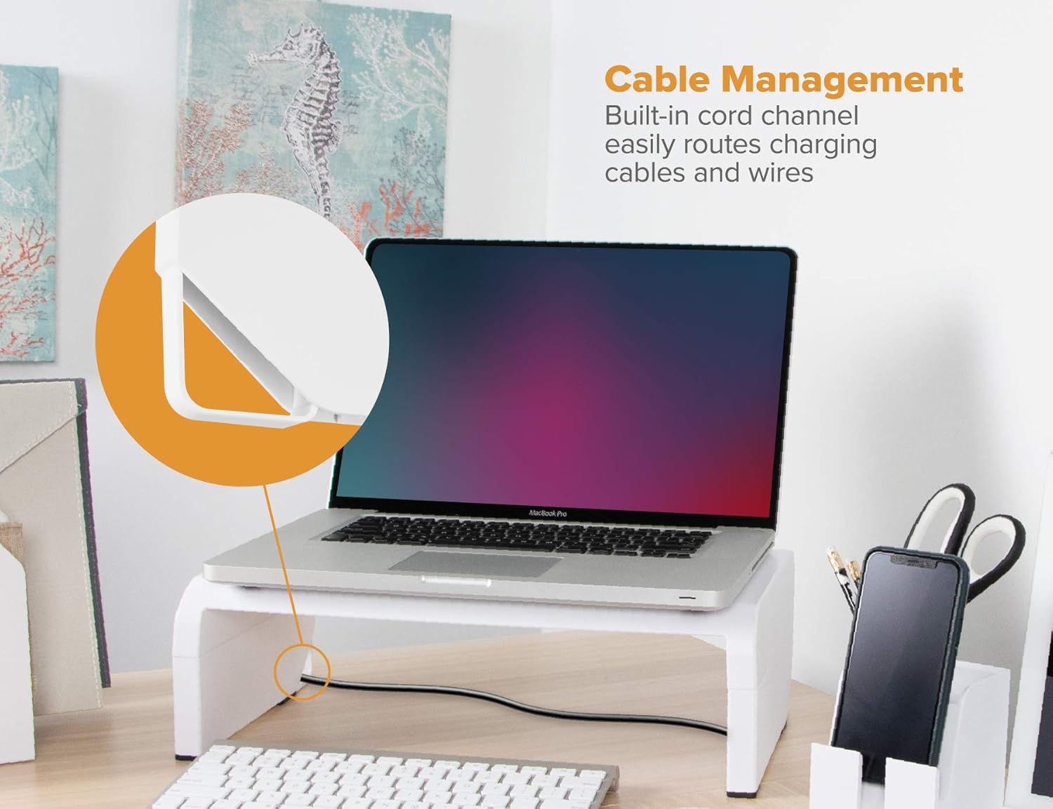 Bostitch Konnect Adjustable Monitor Stand Riser