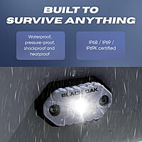 BLACK OAK LED Marine Accent Rock Light - Dimmable LED Boat Light