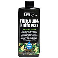 Flitz Rifle, Gun, Knife Wax - 7.6oz Bottle of USA-Made, Premium Beeswax & Carnauba Wax to Polish, Protect