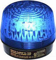 Seco-Larm Enforcer Xenon Strobe Light, 12VDC, Blue Lens (SL-126Q/B) Pack of 1