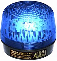 Seco-Larm Enforcer Xenon Strobe Light, 12VDC, Blue Lens (SL-126Q/B) Pack of 1