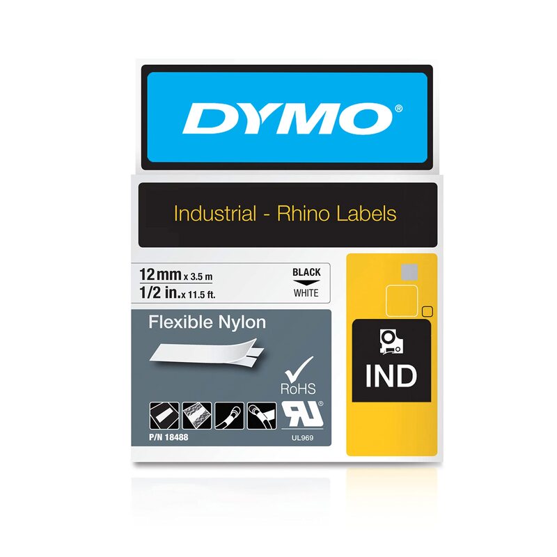 DYMO Rhino Industrial Flexible Nylon Labels