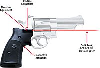 CRIMSON TRACE LG-207 Lasergrips Red Laser Grip for Revolvers