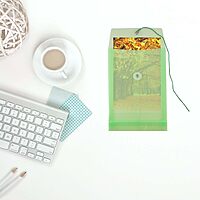 JAM PAPER Open-End Plastic Envelopes, Button & String