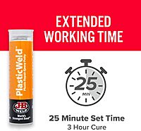 J-B Weld 8237 PlasticWeld Plastic Repair Epoxy Putty - 2 oz.