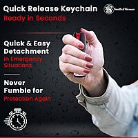 Smith & Wesson Pepper Shield Keychain Quick-Release Pepper Spray for Women