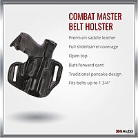 GALCO Combat Master Leather Belt Holster