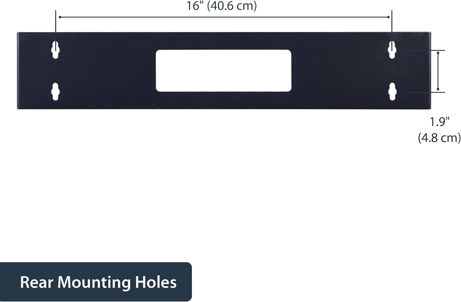 StarTech.com 2U Hinged Wall Mount Patch Panel Bracket - 6 inch Deep - 19" Patch Panel Swing Rack for Shallow Network