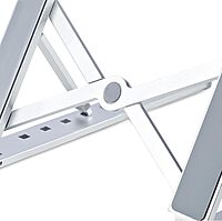 StarTech.com Foldable Laptop Riser Stand, Portable Height Adjustable Ergonomic Laptop Stand