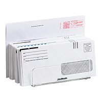 MIND READER Acrylic Desktop Organizer, Clear