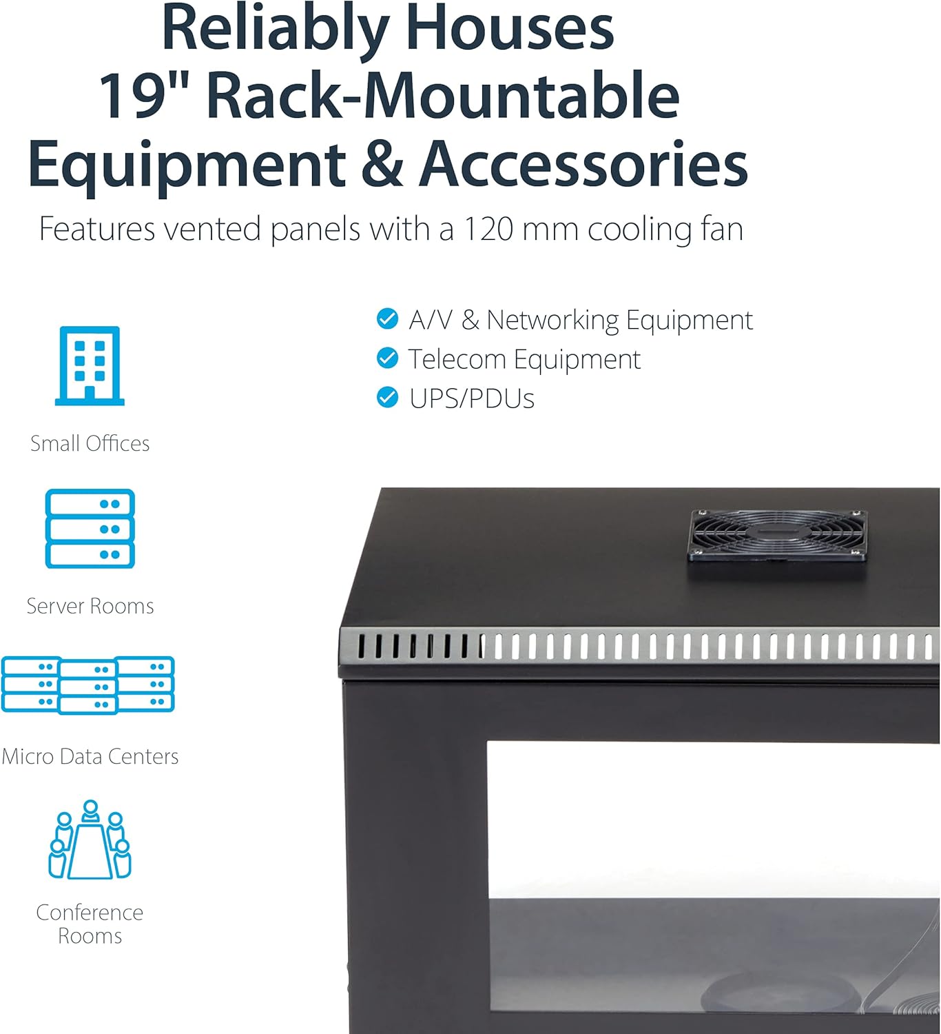 StarTech.com 19" Wall-Mount Server Rack Cabinet
