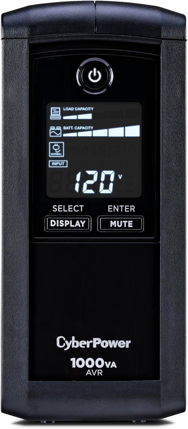 CyberPower Intelligent LCD Line-Interactive Mini-Tower UPS
