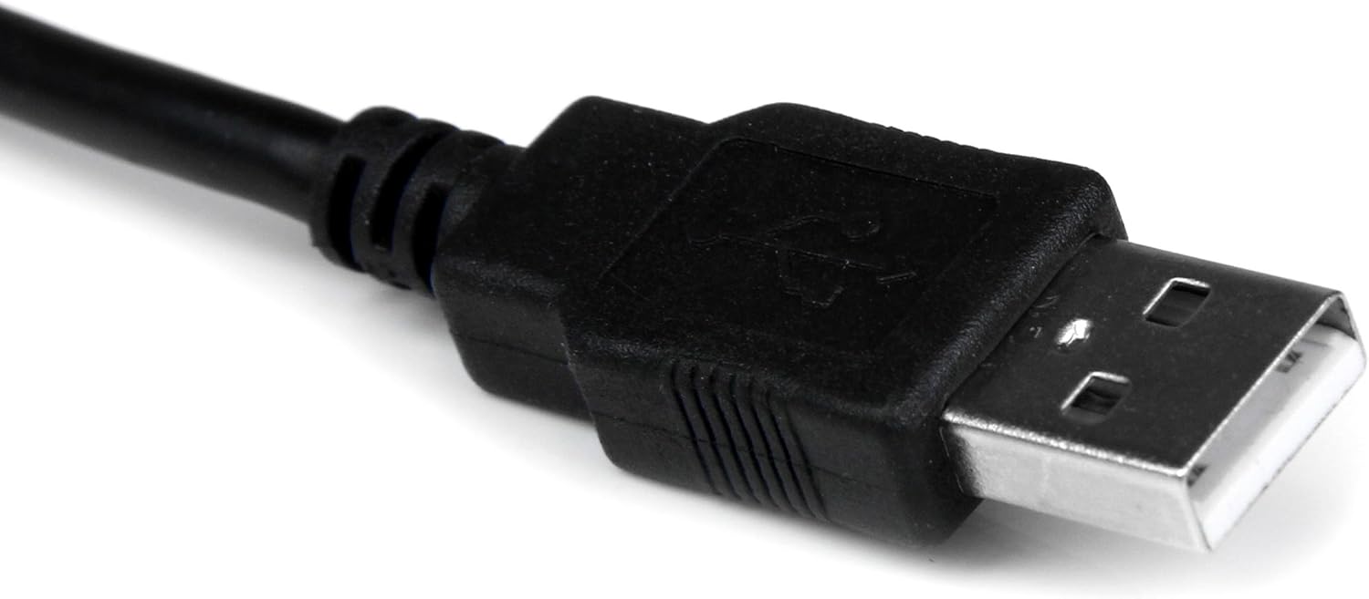 StarTech.com 1 ft. USB to RS232 Serial DB9 Adapter Cable with COM Port Retention - Up to 920 kpbs - ICUSB232PRO