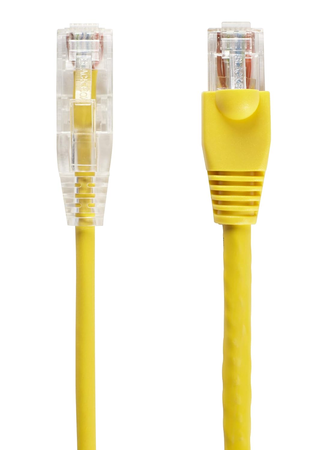 10Ft Yellow Cat6a Slim 28Awg Pa