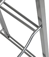 MIND READER 5 Gallon Water Jug Stand, Water Bottle Holder, Water Cooler Rack, Metal, Silver