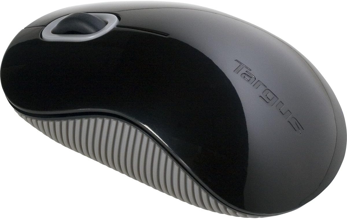 Targus Wireless Mouse with Blue Trace Technology for Tracking, Includes Micro USB Receiver and 2 Batteries
