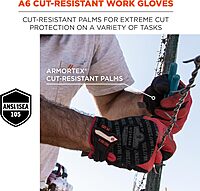 Ergodyne ProFlex 812CR6 Cut-Resistant Utility Gloves