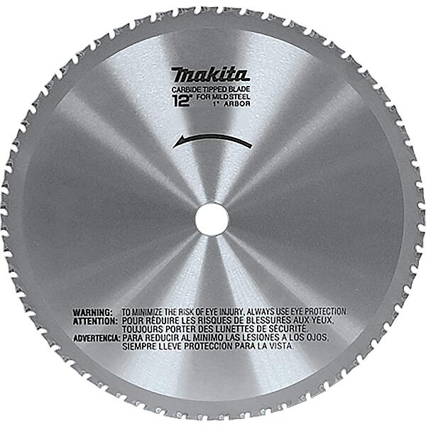 Makita A-90532 12-Inch 60-Teeth Dry Ferrous Metal Cutting Saw Blade with 1-Inch Arbor, Silver